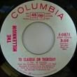 THE MILLENNIUM - TO CLAUDIA ON THURSDAY[columbia/us]'68/2trks.7 Inch promo 