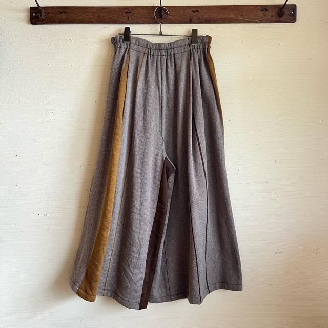 tamaki niime only one wide pants long wool