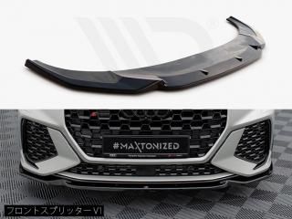 Maxton Design UK / アウディ RS Q3 スポーツバック (F3) フロントスプリッター [2種類設定]
