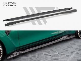 【マクストンカーボン】：BMW M3 セダン/ツーリング (G80/G81) サイドスカート [カーボン製]