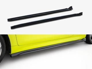 Maxton Design UK / アバルト 500e ハッチバック/カブリオレ (MK1) サイドスカートディフューザー