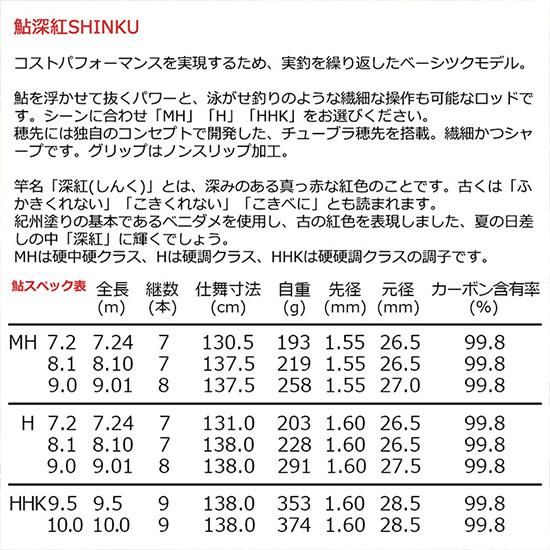 渓流竿・清流竿・へら竿・鯉竿 淡水ロッド販売の 竿平【鮎深紅 渓流竿・清流竿・へら竿・鯉竿 淡水ロッド販売の 竿平【鮎深紅