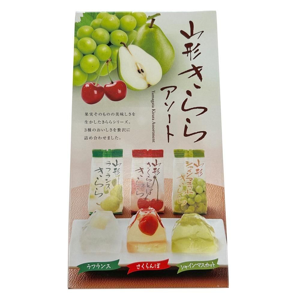 山形きららアソート 6個入(山形さくらんぼきらら×2個・山形ラフランス