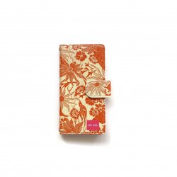 北欧デザインiPhone各種手帳型ケース  Paradise orange