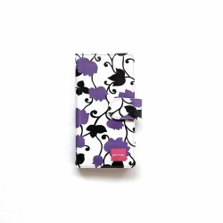 北欧デザインiPhone各種手帳型ケース matthew purple