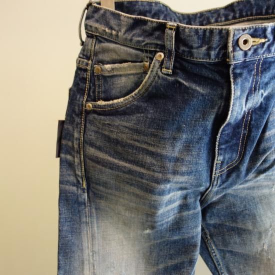 ISAMU KATAYAMA BACKLASH ストレッチデニム+ステアレザー ISAMU KATAYAMA BACKLASH ストレッチデニム+ステアレザー