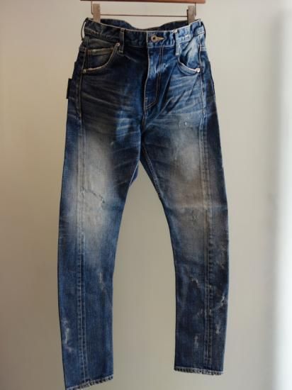 ISAMU KATAYAMA BACKLASH ストレッチデニム+ステアレザー ISAMU KATAYAMA BACKLASH ストレッチデニム+ステアレザー