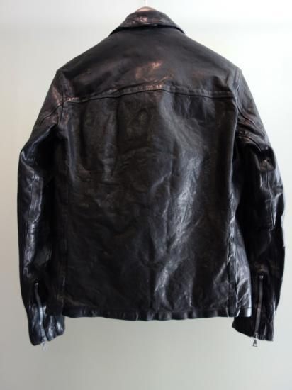 ISAMU KATAYAMA BACKLASH イタリアンダブルショルダー製品染め襟 ISAMU KATAYAMA BACKLASH イタリアンダブルショルダー製品染め襟