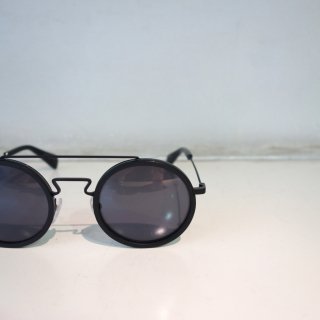 YOHJI YAMAMOTO ROUND SUNGLASSES(YY5010PDM008457)BLK