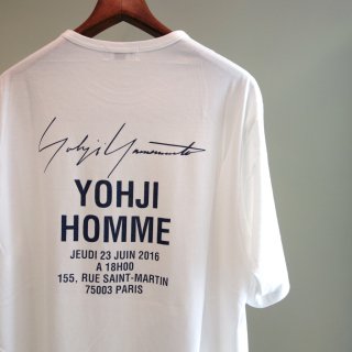 YOHJI YAMAMOTO BIGѥꥳ쥯󥹥åT(HD-T49-080)WHT