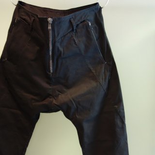 incarnation dobby coton elastern pants w pocket sarrouel unlined(11486-6292)BLK