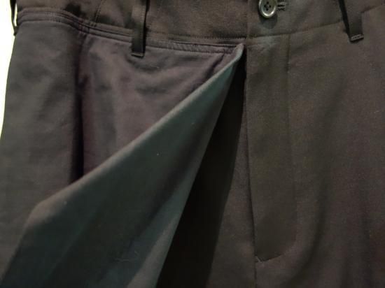 yohji yamamoto - pour homme | 裾タブ付きギャバP (メンズ