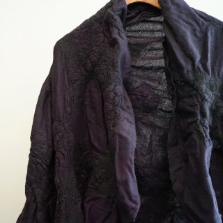 BIEK VERSTAPPEN wensleydale merino stole-purple