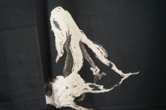 YOHJI YAMAMOTO 丸首ロング裸女プリント(HV-T13-073)
