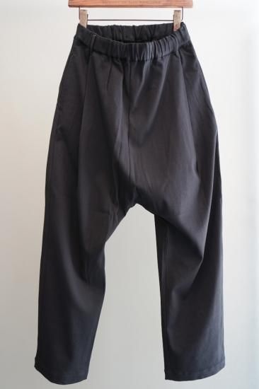 ISAMU KATAYAMA BACKLASH レーヨンシルク ストレッチ サルエルパンツ