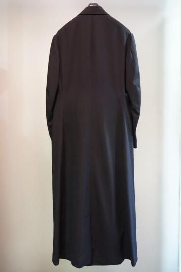 YOHJI YAMAMOTO シワギャバ 5ボタン シングル ロングジャケット YOHJI YAMAMOTO シワギャバ 5ボタン シングル ロングジャケット