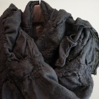 BIEK VERSTAPPEN wool tussah scarf(04)