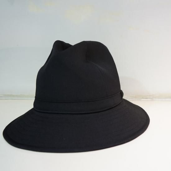 YOHJI YAMAMOTO シワギャバ フェドラハット(HH-H09-100)