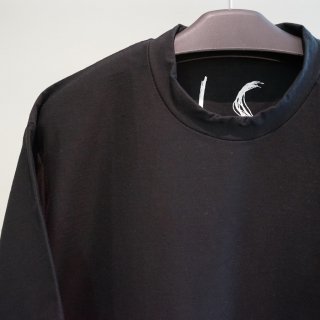 IS cotton jersey T-SHIRT(I1CO1T9S-01-ZN)BLK