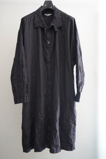 YOHJI YAMAMOTO スタンドシャツ シワ加工(HC-B07-002) YOHJI YAMAMOTO スタンドシャツ シワ加工(HC-B07-002)