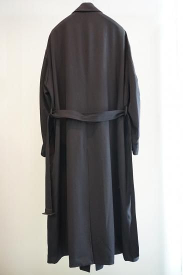 YOHJI YAMAMOTO シワギャバ パッチレス トレンチコート(HC-C14-100) YOHJI YAMAMOTO シワギャバ パッチレス トレンチコート(HC-C14-100)