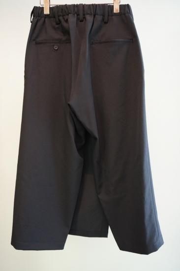 YOHJI YAMAMOTO シワギャバ ラップパンツ細(HC-P25-100) YOHJI YAMAMOTO シワギャバ ラップパンツ細(HC-P25-100)