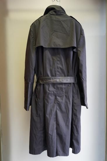 ISAMU KATAYAMA BACKLASH 軍USEDトレンチコート製品染め＋JPNホース(RE