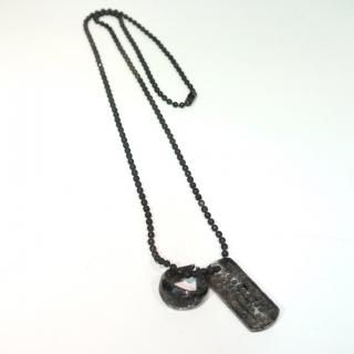 ISAMU KATAYAMA BACKLASH x JUN UEZONO HORN RING & TAG NECKLACE(J-474-19)