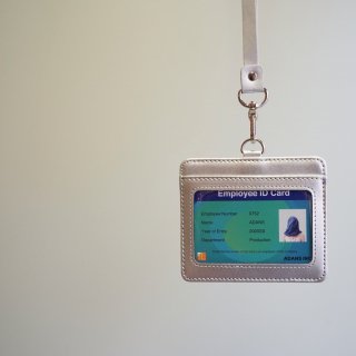 ADANS LEATHER ID card CASE(AD201AC07)SLV