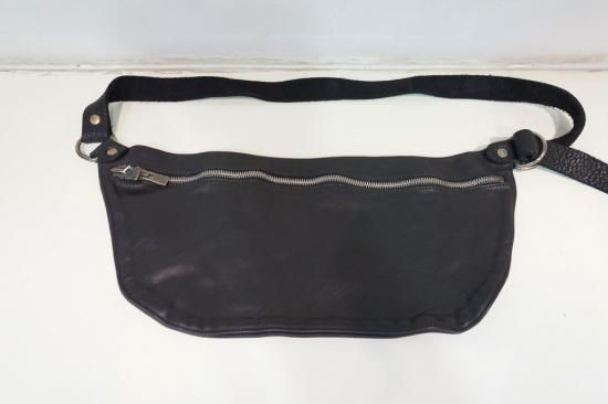 GUIDI SOFT HORSE FULL GRAIN BELT BAG(Q10M)
