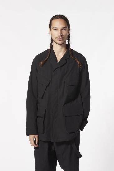 ISAMU KATAYAMA BACKLASH コットンレーヨン塩縮加工ジャケット(1885-04)