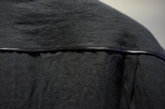 ISAMU KATAYAMA BACKLASH リネン スキッパーシャツ(1892-03)