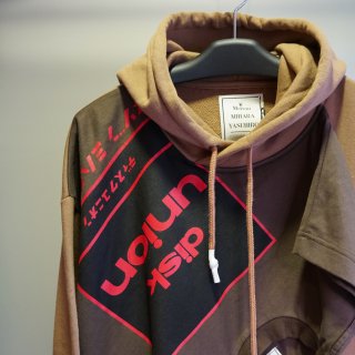 Maison MIHARA YASUHIRO T-shirt docking hoodie(A04HD561)BRW
