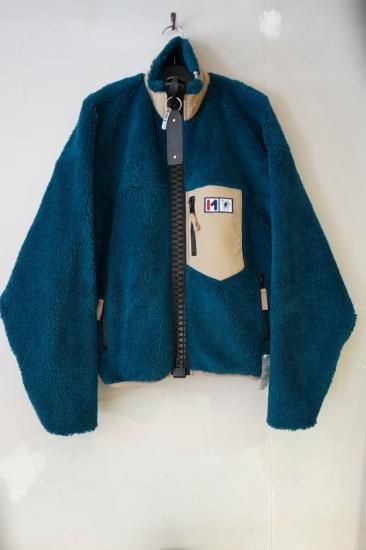 Maison MIHARA YASUHIRO Enlarged zip boa blouson(A05BL621)BLE