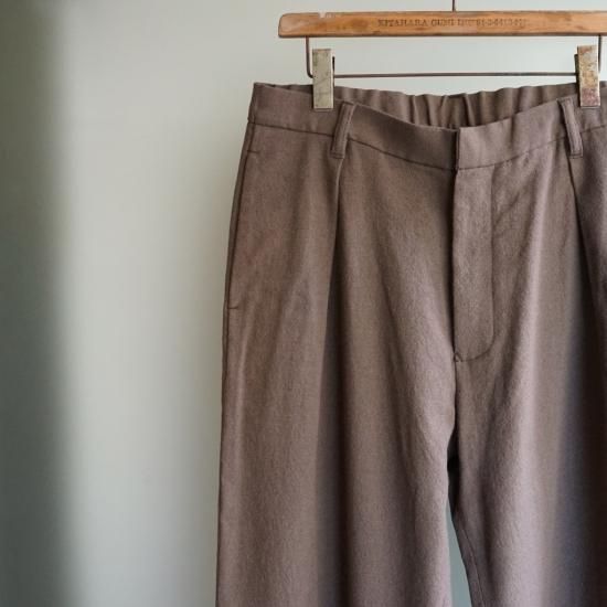 ISAMU KATAYAMA BACKLASH カシミアウールワイドカーゴパンツ ISAMU KATAYAMA BACKLASH カシミアウールワイドカーゴパンツ