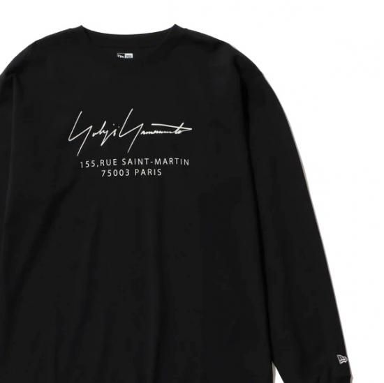 YOHJI YAMAMOTO HOMME x New Era®長袖 コットン Tシャツ Yohji