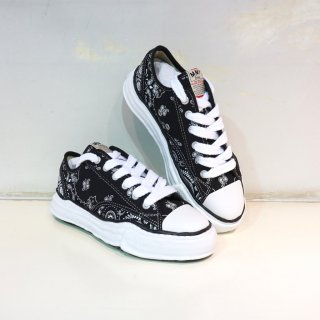 Maison MIARA YASUHIRO original sole bandana printed canvas low sneaker(A06FW732)BLK