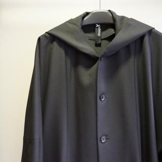 未使用GroundY★T/W GABARDINE LONG DRAPE JKT Yohji Yamamoto ヨウジヤマモト GroundY 21AW GM-D05-100 T/W