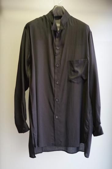 YOHJI YAMAMOTO HOMME テンセルローン スタンド襟 ウィング YOHJI YAMAMOTO HOMME テンセルローン スタンド襟 ウィング