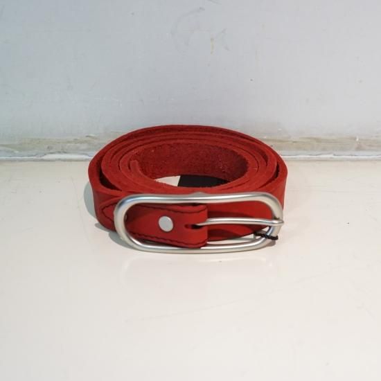 ISAMUKATAYAMA BACKLASH ダブルショルダー製品染め25mmベルト