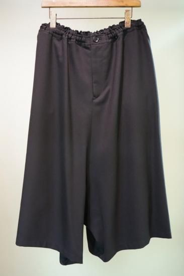 YOHJI YAMAMOTO HOMME シワギャバ二重ラップ パンツ(HX-P07-100)