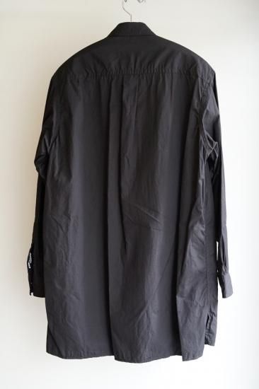 YOHJI YAMAMOTO 定番BIG環縫いブロード シャツ(HX-B01-001) YOHJI YAMAMOTO 定番BIG環縫いブロード シャツ(HX-B01-001)