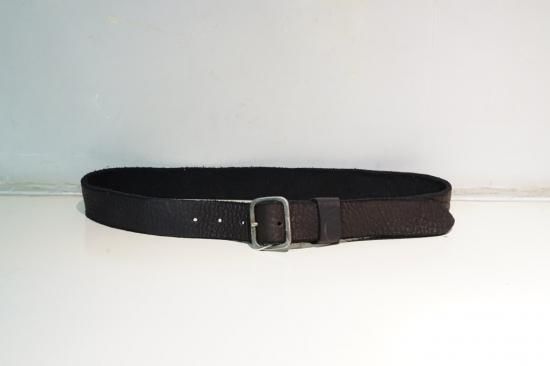 小物 GUIDI LEATHER BELT WITH BUCKLE BISON GUIDI BISON LEATHER BELT WITH BUCKLE(BLT16)