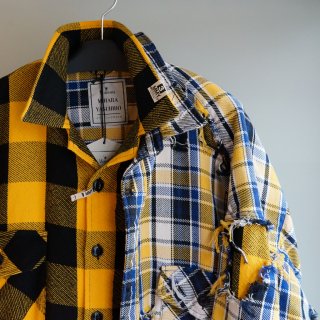 Maison MIHARA YASUHIRO Single Draped Check Shirt(A08SH075)