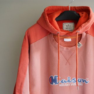 Maison MIHARA YASUHIRO Pullover combined hoodie(A08HD601)ORG