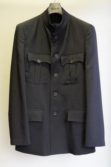 YOHJI YAMAMOTO HOMME Reギャバ フラップパッチポケット YOHJI YAMAMOTO HOMME Reギャバ フラップパッチポケット