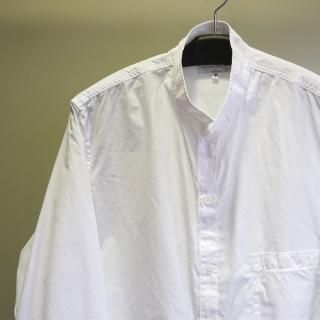 ヨウジヤマモトプールオム 環縫いブロードパッチワーク半袖シャツ Yohji Yamamoto pour homme / ヨウジヤマモトプールオム「2枚衿