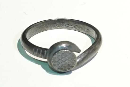 ☆GUIDI☆ダブル NAIL 指輪 正規品 GUIDI(グイディ) --G-AN11- DOUBLE NAILS RING-Amanojak.