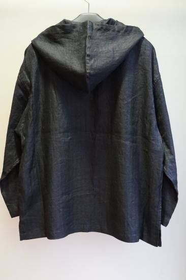 BACKLASH ヘリンボーンリネン　メキシカンパーカー　M ISAMUKATAYAMA BACKLASH リネンヘリンボーン メキシカンパーカー