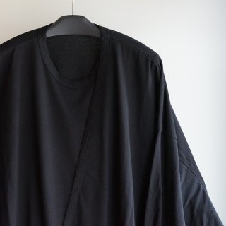 GroundY cotton jersey asymmetry q neck(GE-T09-040)